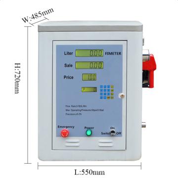 Dispensador de gasolina para mini camión de reparto de combustible con dispensador de combustible